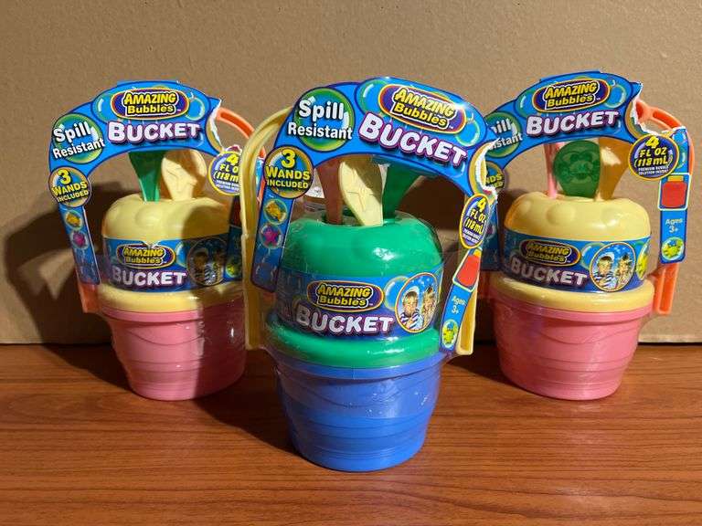 3 Amazing Bubbles Buckets Trice Auctions