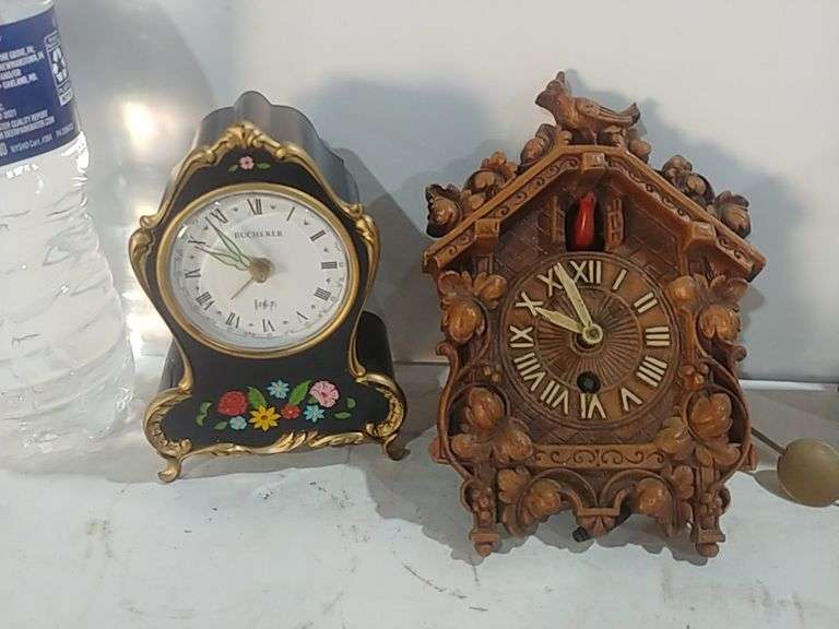 4 Small Vintage Clocks Trice Auctions