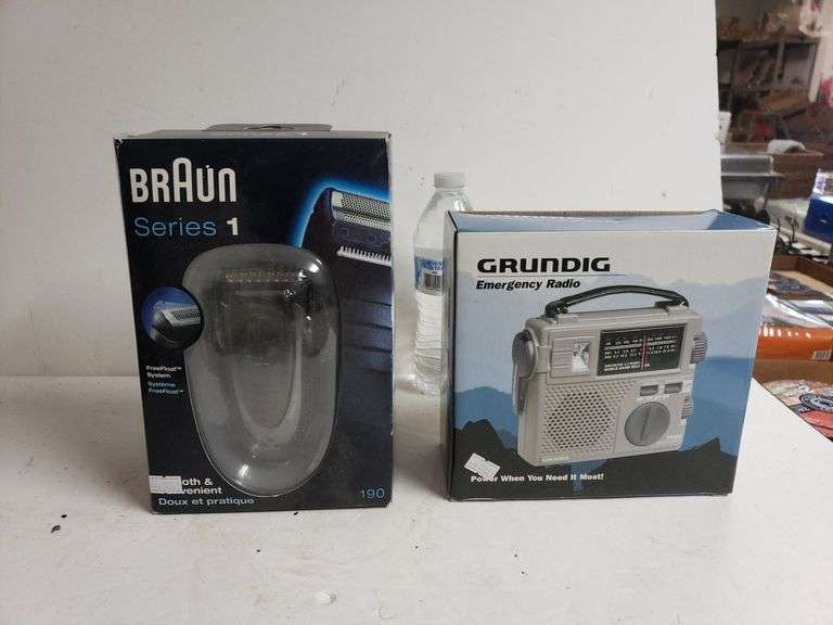 Braun Razor And Grundig Emergency Radio Trice Auctions