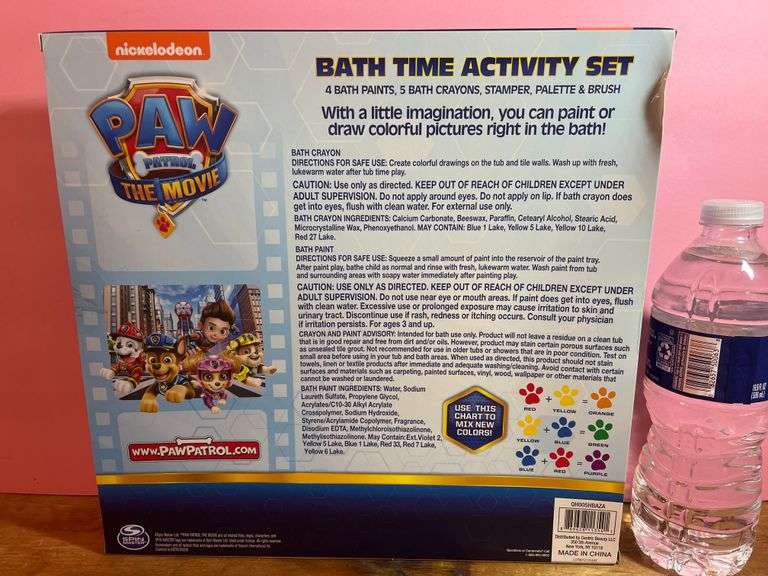 Paw Patrol Bath Time Activity Set NEW Trice Auctions