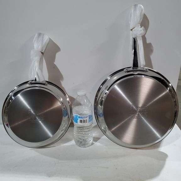 2 NuWave Copper Frying Pans,New. 1 Is 10.5" And The Other Is 9" Trice