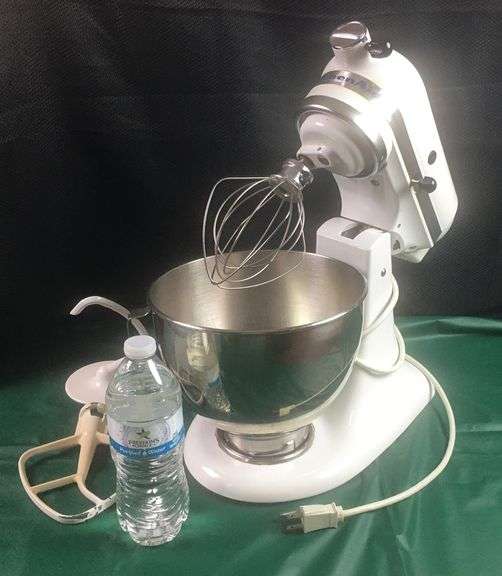 KitchenAid Household Mixer WORKS! Model KSM90WH 300W Made in USA