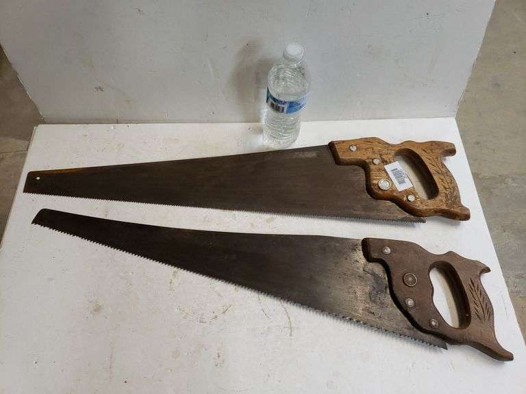 2 Vintage Hand Saws Trice Auctions