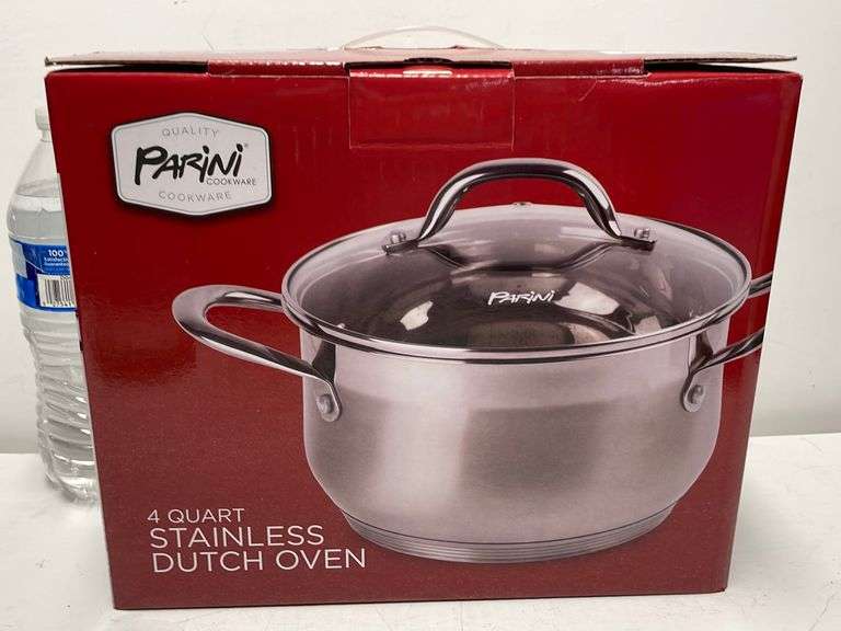 Parini 4Qt Stainless Dutch Oven Trice Auctions