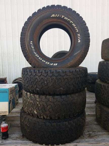 (4) BFGoodrich All-Terrain T/A Tires LT285/75R16 - Trice Auctions