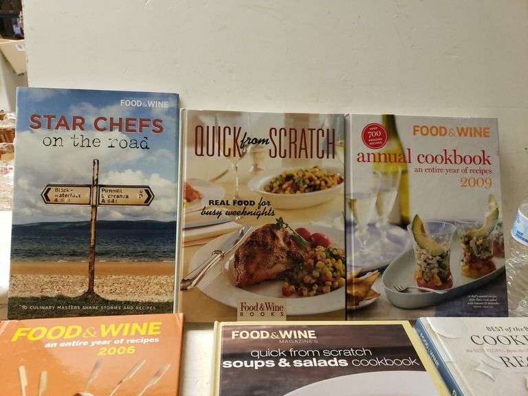 Assorted Food And Wine Books Trice Auctions