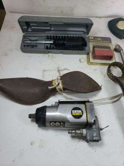 Magnet, Screwdriver Set, Shoe Mold. Impact Wrench And More