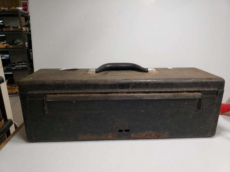 Vintage Metal John Deere Tool Box Trice Auctions