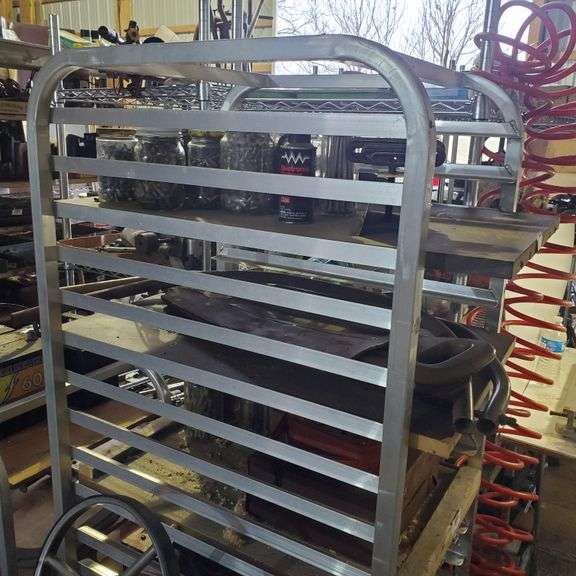 Aluminum Bakers Cooling Rack ONLY CONTENTS NOT INCLUDED Trice Auctions