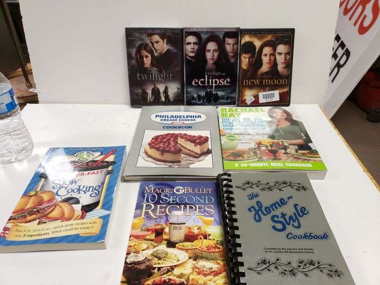 Twilight DVDs And Cookbooks Trice Auctions