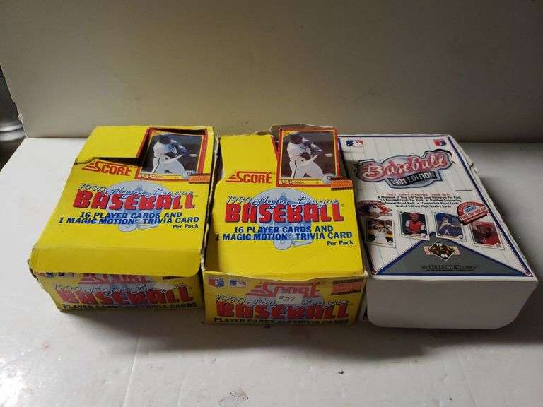 Upper Deck And Score Baseball Cards Trice Auctions