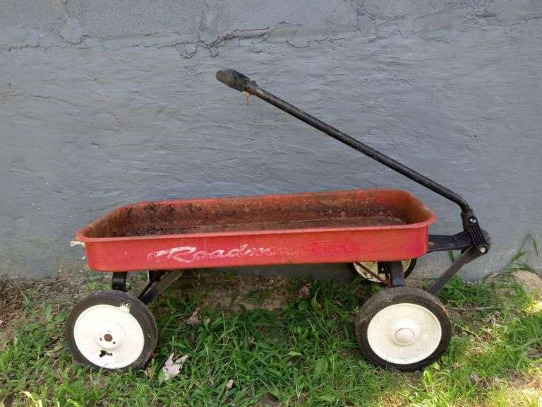 Vintage Roadmaster Red Wagon Original Paint Trice Auctions