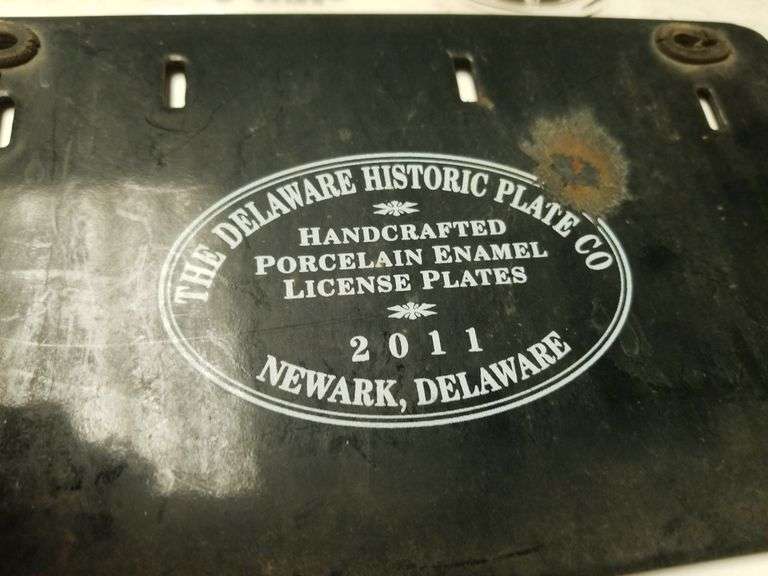 Delaware Historical Plate Trice Auctions