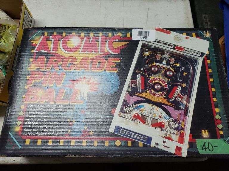 Vintage Atomic Arcade Pinball Trice Auctions