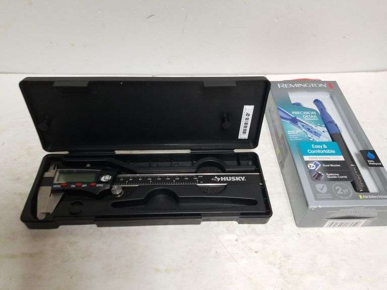 Remington Detail Trimmer, Husky Digital Caliper Trice Auctions