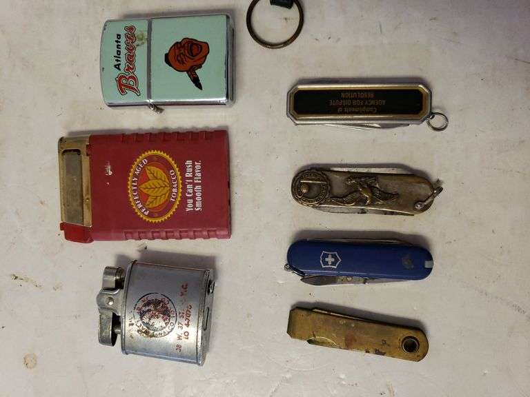 Vintage Lighters And Pocket Knives Trice Auctions