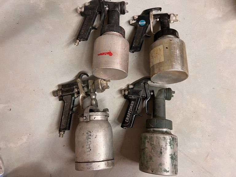 4 Air Spray Paint Guns Trice Auctions