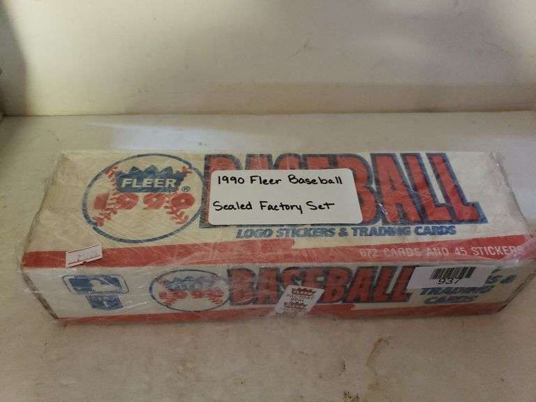 1990 Fleer Baseball Cards Factory Sealed Set Trice Auctions