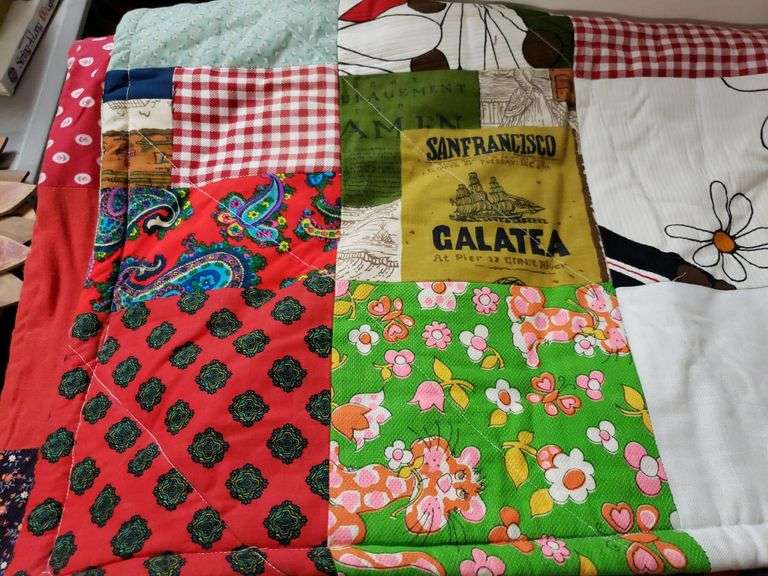 Vintage Handmade Quilt Trice Auctions