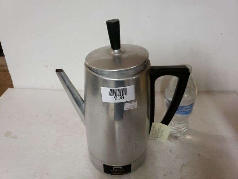 Vintage Electric Percolator Coffee Pot Complete Trice Auctions