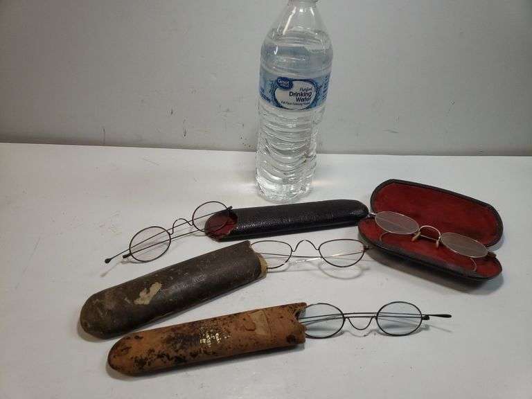 Vintage Spectacles In Cases Trice Auctions