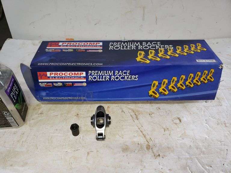 (16) Premium Roller Rockers With Locking Nuts New Trice Auctions