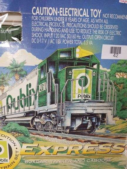 Publix Express HO Scale Train Set(? If Complete) - Trice Auctions