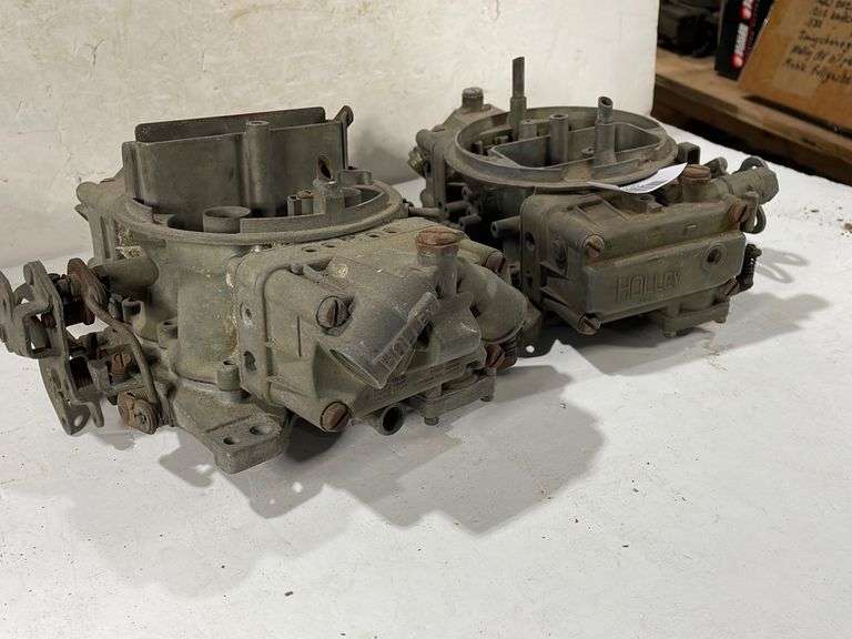 Holley 4 barrel carburetors Trice Auctions