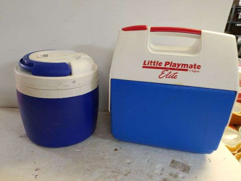 Glacière Vintage Igloo Little Playmate II - Coffre à Pic-nic Rétro, Couleur Couronne, Occasion