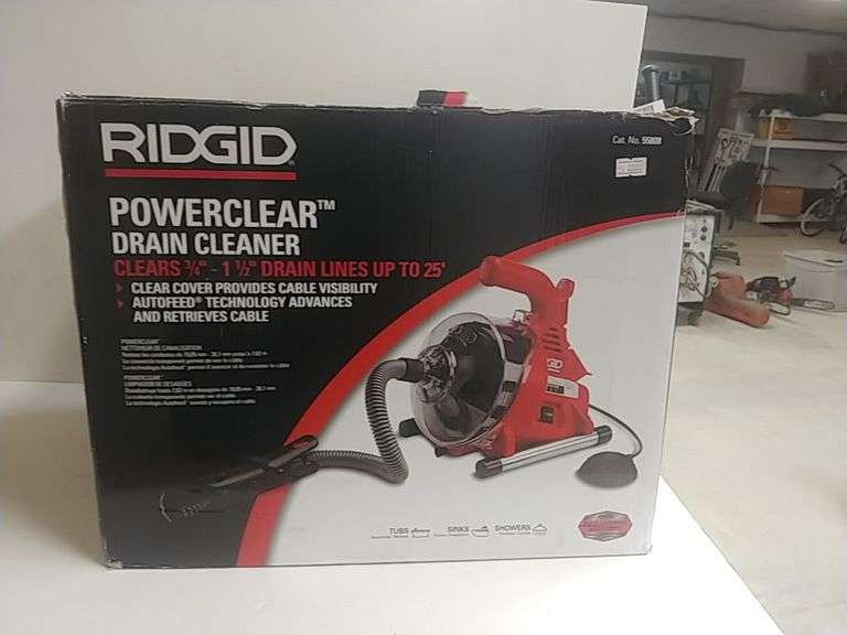 Ridgid Power clear Drain Cleaner Trice Auctions