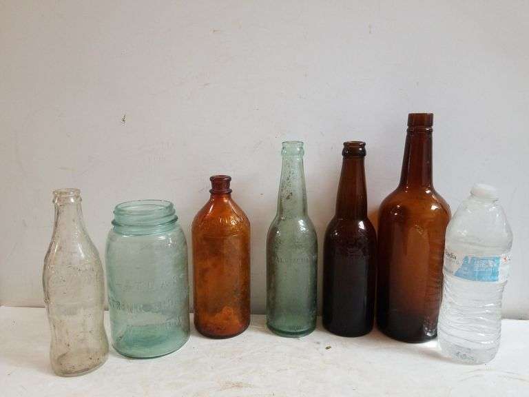 Lot Of Vintage Bottles Some Marked Baltimore, MD Trice Auctions