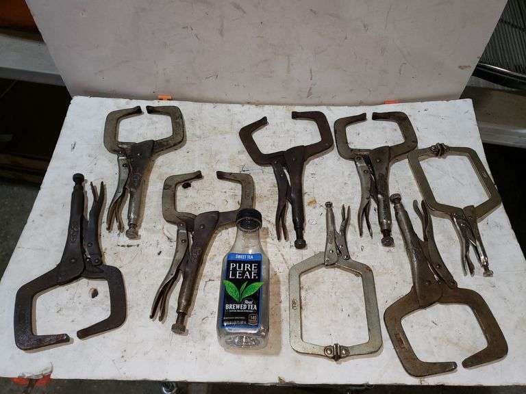 8 Vise Grip Name Brand ( All Work) Trice Auctions