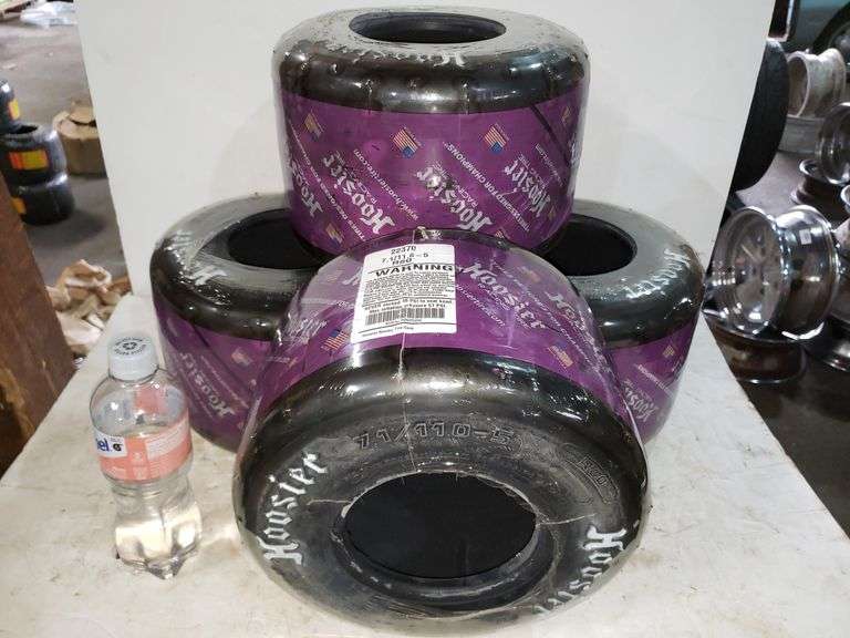 4 New Hoosier Racing Go Kart Tires 7.1/11.0 5r60 Trice Auctions