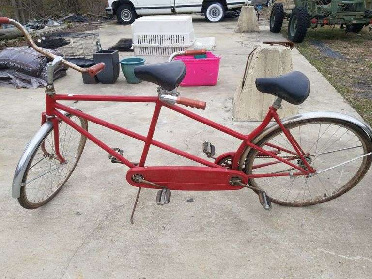 Vintage Schwinn Bicycle Built For Two - Trice Auctions