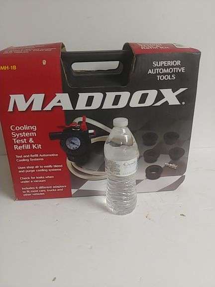 Maddox Cooling System Test And Refill Kit Maddox Cooling System Test & Refill Kit - Trice Auctions