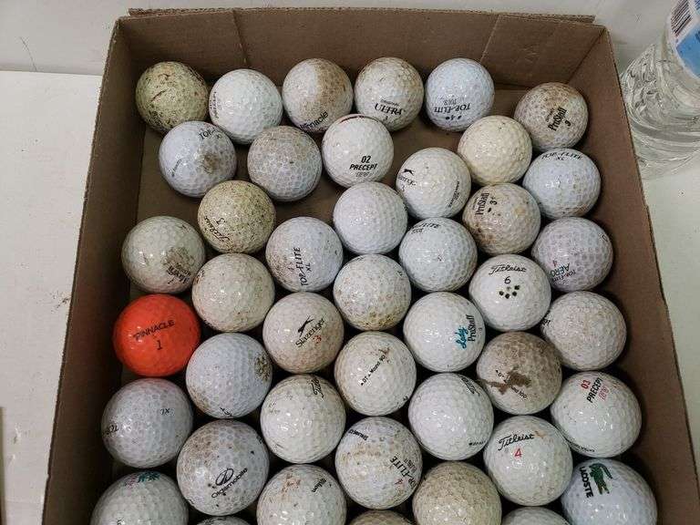 Large Lot Of Golf Balls Trice Auctions
