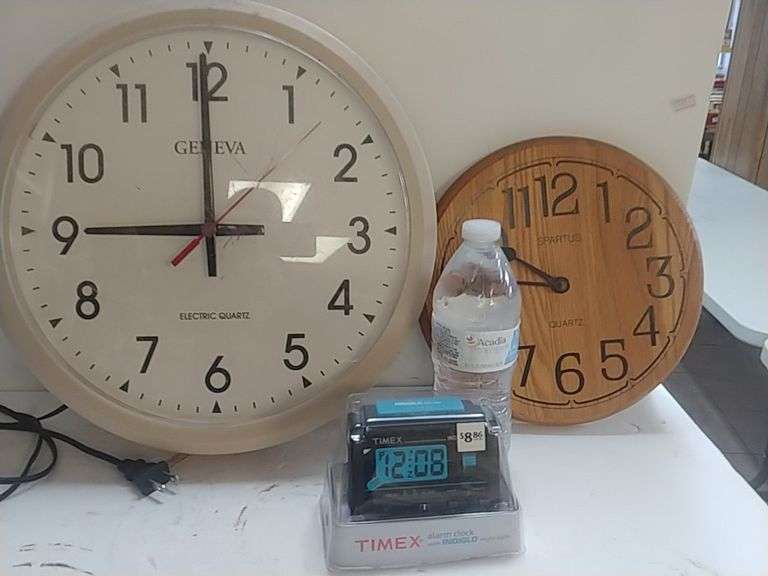 Timex Alarm Clock, Wall Clocks Trice Auctions