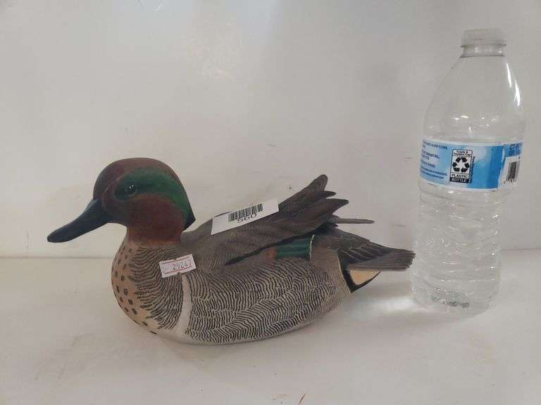 The Danbury Mint Greenwinged Teal Duck Decoy Trice Auctions