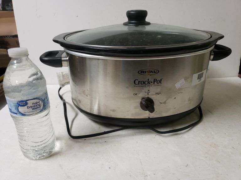 Rival Crock Pot Stoneware Slow Cooker Trice Auctions