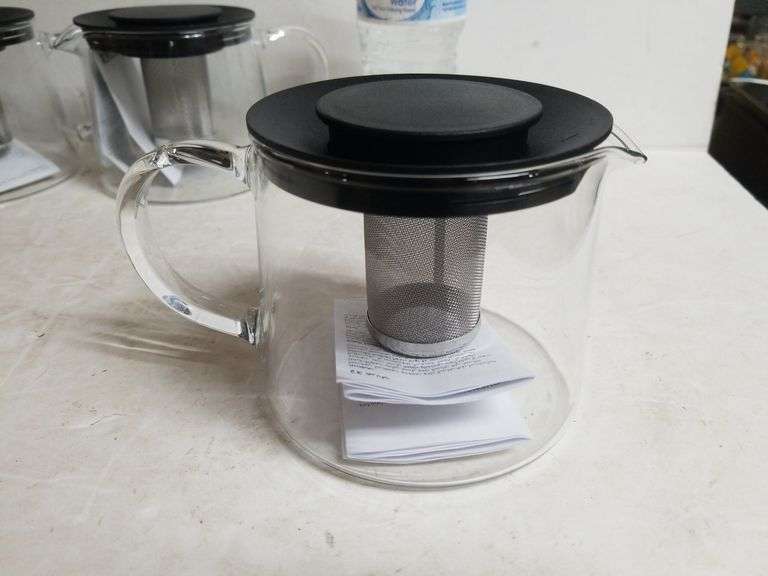 NEW Five IKEA Glass Teapots Trice Auctions