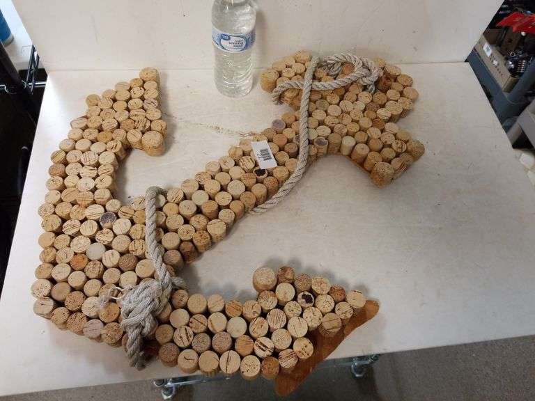 Wine Cork Anchor Art Nautical Decoration Trice Auctions