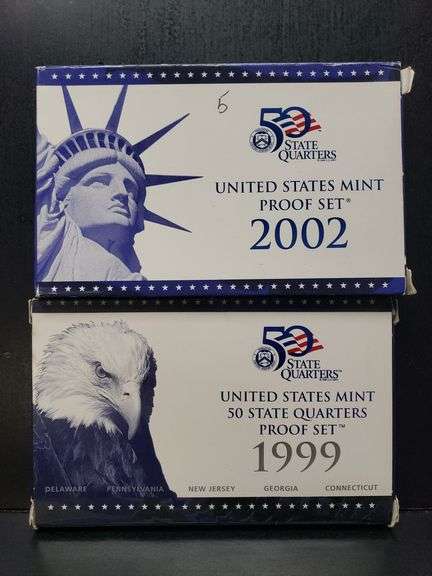 UNITED STATES MINT 50 STATE QUARTERS PROOF SET 2000 VALUE visual data 2