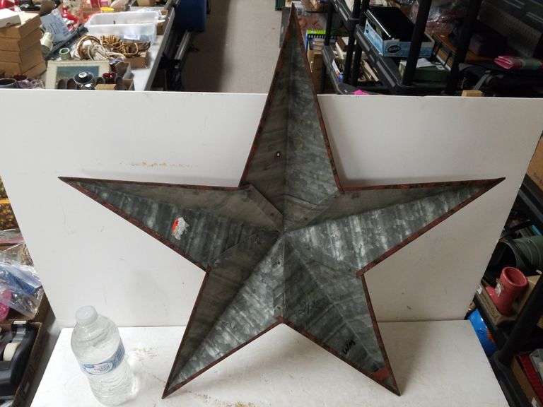 Large Metal Star Decoration For House Or Barn Trice Auctions