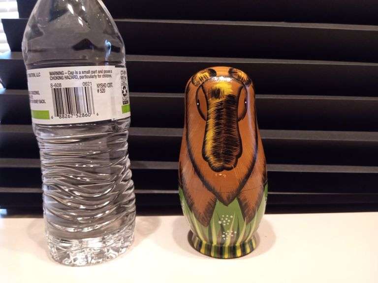 Russian Nesting Dolls Zoo Animal Theme Trice Auctions