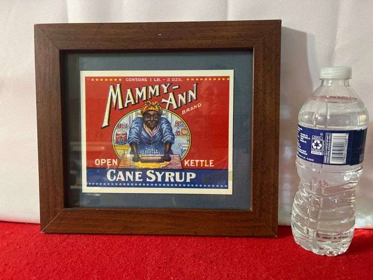 MammyAnn Open Kettle Cane Syrup Framed Picture Trice Auctions