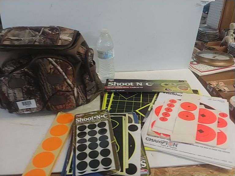 Red Head Bag, Targets Trice Auctions