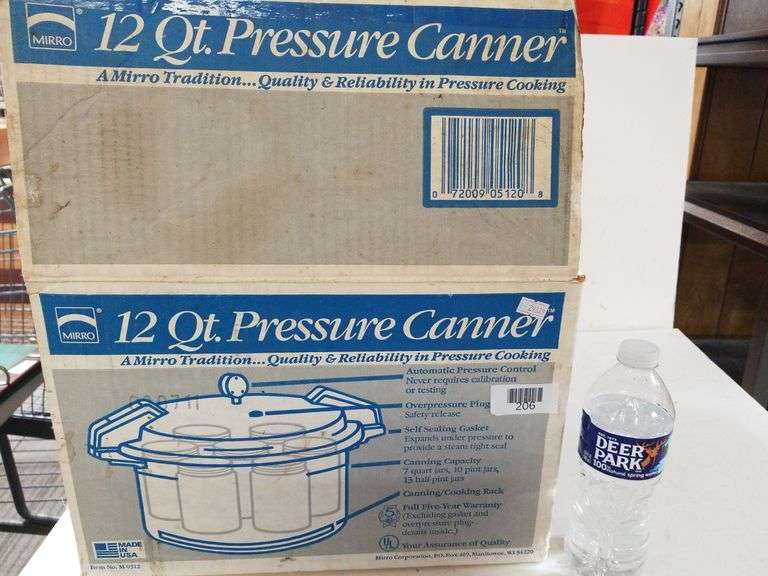 Mirro 12 Quart Pressure Canner Trice Auctions