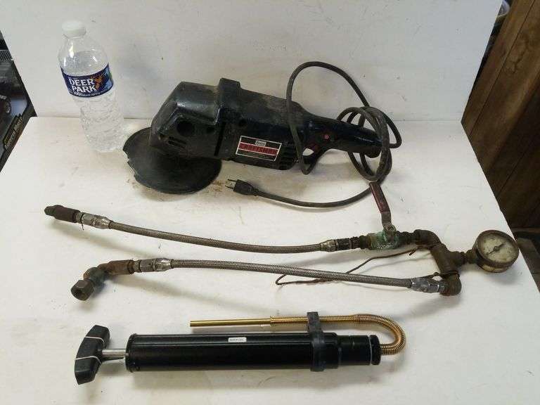 Sears Craftsman 6 Inch Sander Polisher And Ashcroft Gage, Bacharach