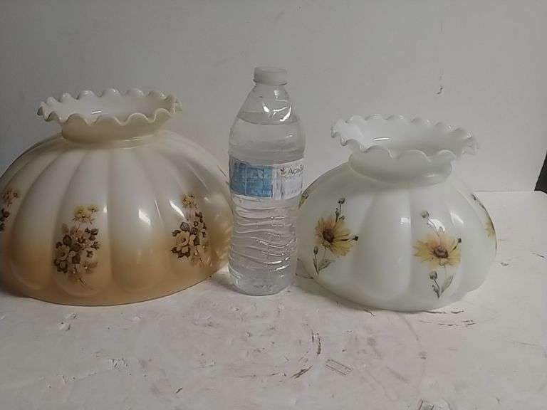 Melon Shape Oil Lamp Shades Trice Auctions