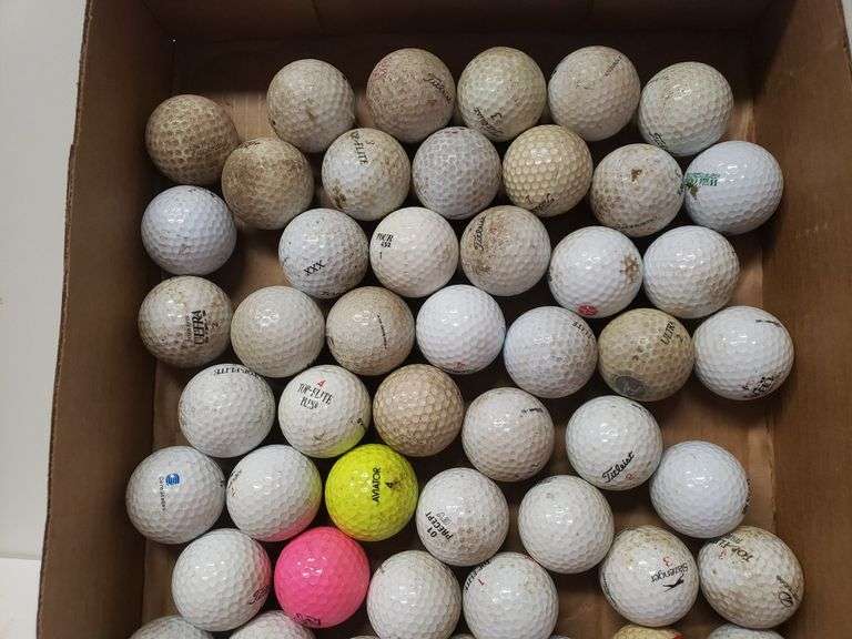 Large Lot Of Golf Balls Trice Auctions